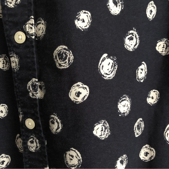 Bonobos Navy Blue / White Dot Standard Fit Button Down Shirt Size Medium - Picture 10 of 10